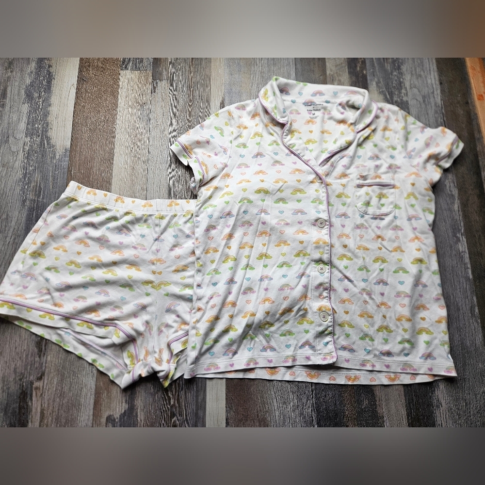 Stoney Clover X Roller Rabbit Cotton Candy Clouds Pajamas Set Women's Medium